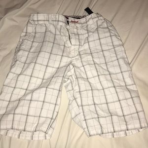 White short pants